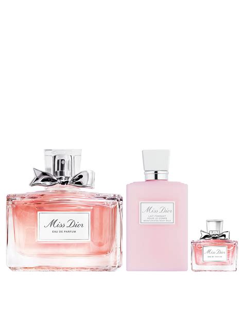 miss dior perfume and lotion set